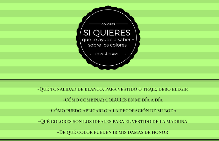 Asesoría de color, text de color